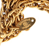 Chanel CC Gold Plated Centaur Medallion Pendant Necklace Secondhand