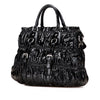 Prada Vernice Gaufre Satchel Secondhand