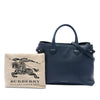 Burberry Medium Leather and House Check Banner Satchel Secondhand