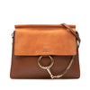 Chloé Medium Calfskin and Suede Faye Crossbody Secondhand