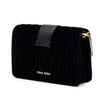 Miu Miu Matelasse Velvet Crystal Embellished Crossbody Secondhand
