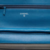 Chanel CC Caviar Sevruga Wallet On Chain Secondhand