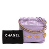 Chanel Mini Shiny Calfskin 22 Handbag Secondhand