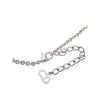 Dior Silver Finish Dangling Letters Pendant Necklace Secondhand