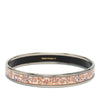 Hermès Narrow Enamel Forest Animals Bangle Bracelet 65 Secondhand