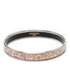 Hermès Narrow Enamel Forest Animals Bangle Bracelet 65 Secondhand
