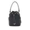 Prada Studded Tessuto Bucket Bag Secondhand