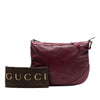 Gucci Embossed Leather Horsebit Crossbody Secondhand