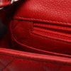 Chanel CHANEL Mini Matelasse Shoulder Bag leather Calfskin (cowhide) Red Used Women Secondhand