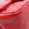 Chanel CHANEL Mini Matelasse Shoulder Bag leather Calfskin (cowhide) Red Used Women Secondhand