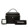 Secondhand Chanel Medium CC Quilted Caviar Vanity Case