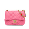 Chanel Mini Square Lambskin Pearl Samba Flap Secondhand