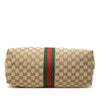 Gucci Large GG Canvas Web Giglio Tote Secondhand