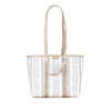 Balenciaga Medium Woven Calfskin Barbes East West Shopper Bag Secondhand