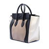 Celine Mini Tricolor Leather Luggage Tote Secondhand
