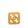 Chanel CC Gold Plated Diamond Brooch Secondhand