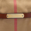 Burberry Small Leather Trimmed House Check Canvas Bridle Orchard Satchel Secondhand