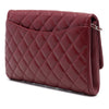 Chanel CC Quilted Caviar Flap Clutch with Chain Secondhand