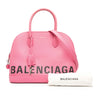 Balenciaga M Grained Calfskin Logo Ville Top Handle Bag Secondhand