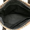 Burberry Haymarket Check Canvas Handbag Secondhand