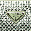 Prada Satin Crystal Embellished Triangle Pouch Secondhand