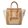 Celine Micro Tricolor Calfskin Luggage Tote Secondhand