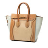Celine Micro Tricolor Calfskin Luggage Tote Secondhand