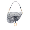 Dior Canvas Embroidered Reverse Toile De Jouy Saddle Bag Secondhand