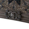 Chanel Old Medium Metallic Goatskin Crystal Boy Flap Secondhand