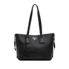 Secondhand Prada Vitello Daino Side Zip Tote