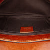 Gucci Textured Calfskin Horsebit Chain Shoulder Bag Secondhand