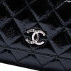 Chanel CC Quilted Shiny Aged Calfskin Wallet On Chain Secondhand