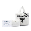 Prada Shearling Logo Tote Secondhand