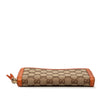 Gucci GG Canvas Bamboo Tassel Zip Around Long Wallet Secondhand