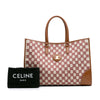 Celine Triomphe Embroidered Canvas Horizontal Cabas Secondhand