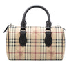 Burberry Medium Haymarket Check Coated Canvas Chester Bowling Bag Secondhand