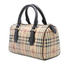 Burberry Medium Haymarket Check Coated Canvas Chester Bowling Bag Secondhand