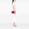 Prada Saffiano Trimmed Tessuto Chain Crossbody Secondhand