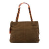 Chanel CC Suede Tortoise Chain Tote Secondhand