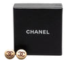 Chanel CC Gold Plated Strass Clip On Earrings Secondhand