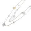 Secondhand Hermès Sterling Silver Ex-Libris Confettis Long Necklace