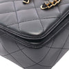 Chanel Mini Quilted Lambskin CC Crystal Full Flap Secondhand