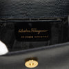 Secondhand Ferragamo Mini Textured Leather Vara Bow Convertible Chain Crossbody