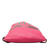 Gucci Grained Calfskin Web Logo Drawstring Backpack Secondhand
