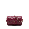 Chanel Quilted Lambskin Box Of Secrets Card Holder With Chain Secondhand