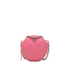 Chanel CC Quilted Lambskin Round Clutch With Chain Secondhand