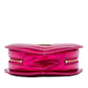 Saint Laurent Mini Chevron Metallic Leather Monogram Love Heart Chain Bag Secondhand