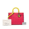 Dior Large Tricolor Lambskin Cannage Lady Dior Secondhand