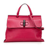 Gucci Medium Leather Bamboo Daily Satchel Secondhand