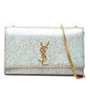 Saint Laurent Medium Metallic Calfskin Classic Monogram Kate Crossbody Secondhand
